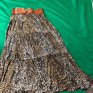 Cheetah print Skirt By Magic